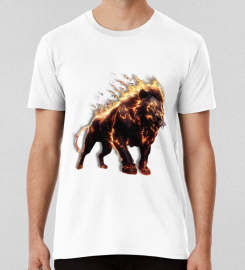 Amazing Burning Lion T-shirt