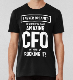 Amazing Cfo Job Title Gift T-shirt