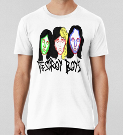 Amazing Logos Rock Band Destroy Boys Band T-shirt